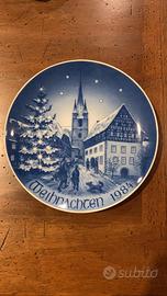 Piatto di Natale Bareuther Bavaria 1984 Vintage