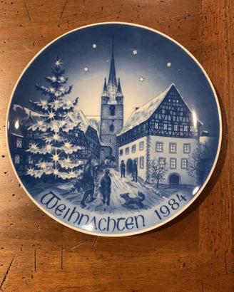 Piatto di Natale Bareuther Bavaria 1984 Vintage