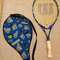 Racchetta tennis Wilson x Minions blu Junior 25 