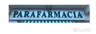 Insegna luminosa Scatolata