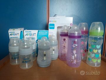 Lotto Biberon Grandi Marche (MAM, Avent, Chicco)