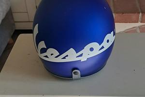 Casco Jet Originale Vespa Piaggio Blu Satinato