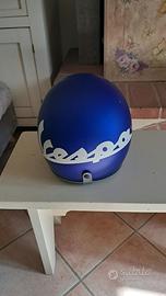 Casco Jet Originale Vespa Piaggio Blu Satinato