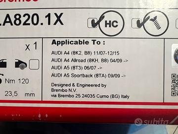 Dischi BREMBO XTRA nuovi audi a4 audi a5