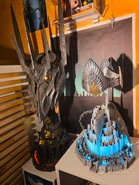 Lord Sauron mask - Gondor crown pure arts