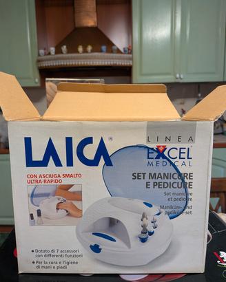 set manicure e pedicure Laica 