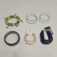 SET 10 BRACCIALETTI DI CUI 3 NUOVI