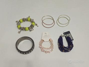 SET 10 BRACCIALETTI DI CUI 3 NUOVI