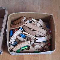 Set Rotaie Trenino in Legno + Trenini