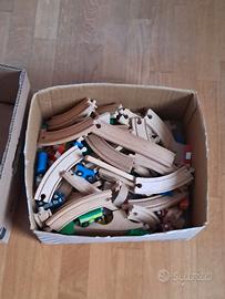 Set Rotaie Trenino in Legno + Trenini