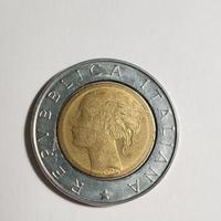Moneta 500 Lire LUCA PACIOLI 