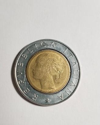 Moneta 500 Lire LUCA PACIOLI 