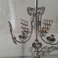 Lampadario Gaetano Sciolari vintage anni '80