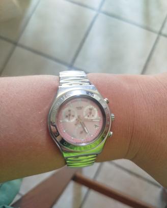 orologio SWATCH  SWISS rosa ciclamino
