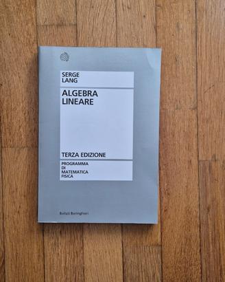 Algebra Lineare - Serge Lang