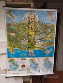 cartina geografica 100 x 140