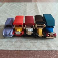 5 mini camioncini da collezione 