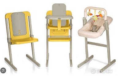 Seggiolone Brevi Slex Evo bianco con accessori