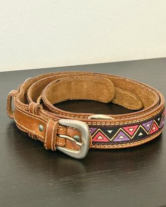 Cintura 100% pelle unisex 110cm anni 80’