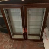 Vetrinetta in legno e vetro