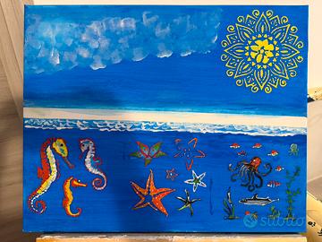 Quadro dipinto a mano