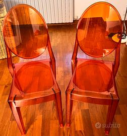 Sedie Kartell Victoria Ghost ambra