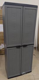 Armadio Portascope Resina 68x39,5x168 NUOVO