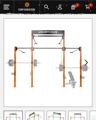 Full rack completo Calisthenics Lacertosus