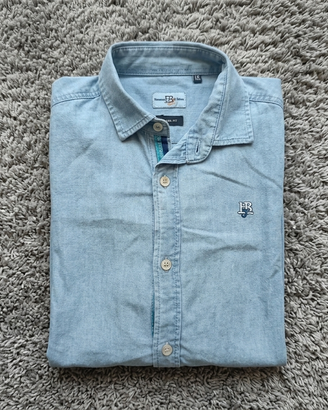 Camicia Harmont & Blaine Ragazzo - Effetto Denim /