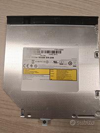unità dvd cd lettore masterizzatore  modello Sn208