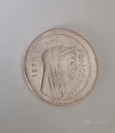 moneta 1970 argento 1000 lire concordia 