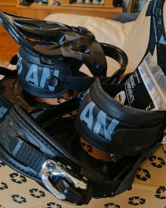 Attacchi/Bindings Snowboard Elan Xenon Black M/L
