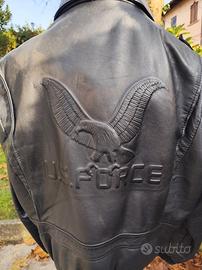 Giubbotto pelle air force taglia xl