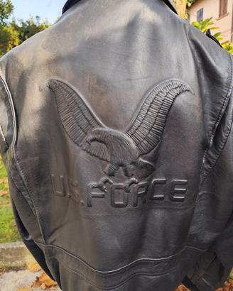 Giubbotto pelle air force taglia xl