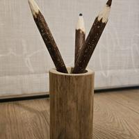 Portapenne + 3 Matite "Ramo"