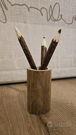 Portapenne + 3 Matite "Ramo"