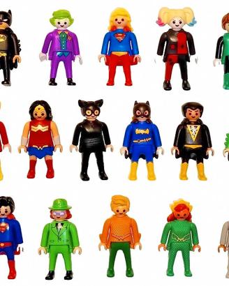 Kinder Surprise DC Playmobil Justice Set completo