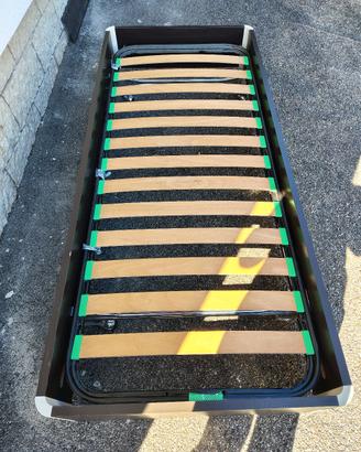 struttura letto con rete a foghe