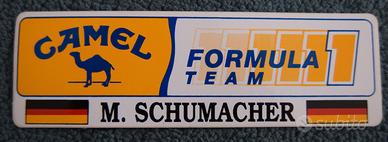 Sticker Camel Michael Schumacher - NUOVO