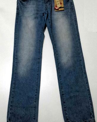 Pantaloni Jeans Denim Straight Fit Uomo taglia 46