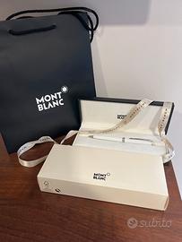 Penna  Montblanc bianca e platino
