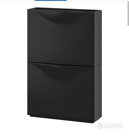 SCARPIERE IKEA TRONES NERE 12 UNITÀ