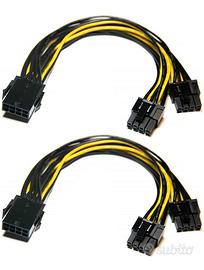 Cavo per scheda grafica, 8 pin (6 +2 pin)