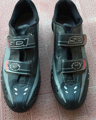 scarpe SIDI 47.5 con attacchi Shimano SPD