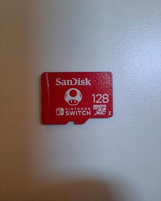 Scheda MicroSD 128 GB SanDisk per Nintendo Switch