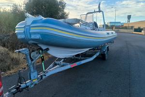 gommone sacs 580 motore mercury 100 cv +carrello