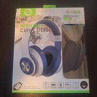 Cuffie Wireless G-1248 bluetooth colore nero