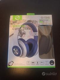 Cuffie Wireless G-1248 bluetooth colore nero