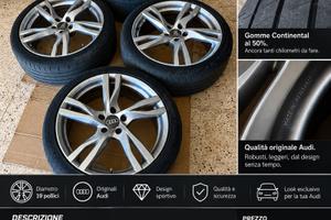 Cerchi Audi da 19 + 4 gomme continental