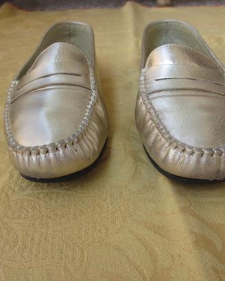 Mocassino donna oro N. 39